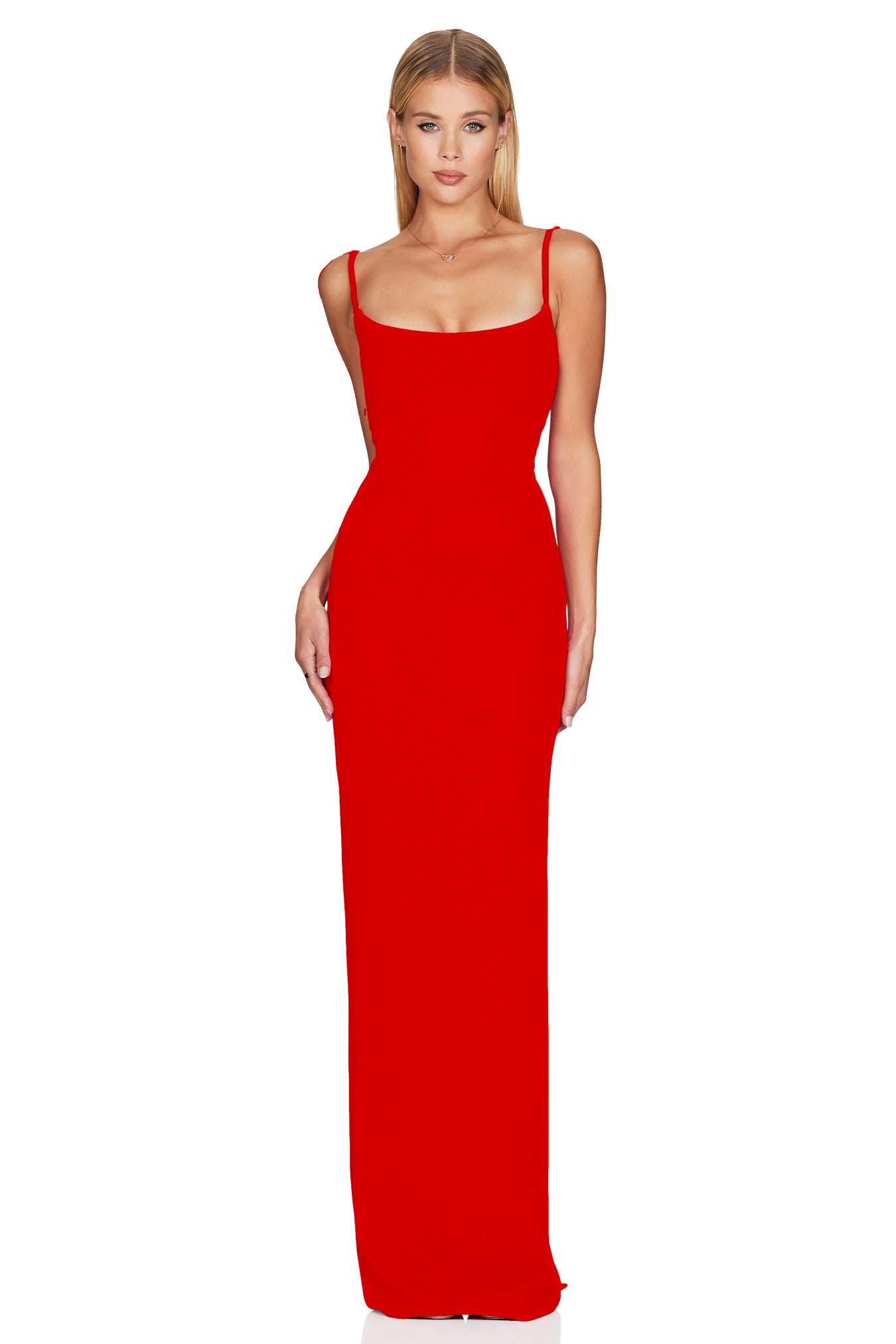 nookie red dress Mystery Midi Red / XS
